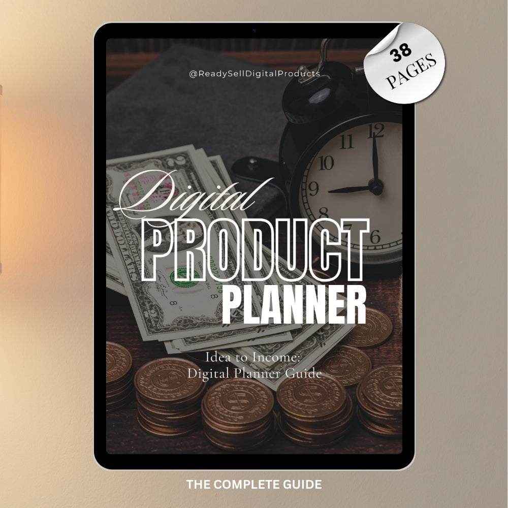 Idea to Income: Digital Product Planner Guide Freebie